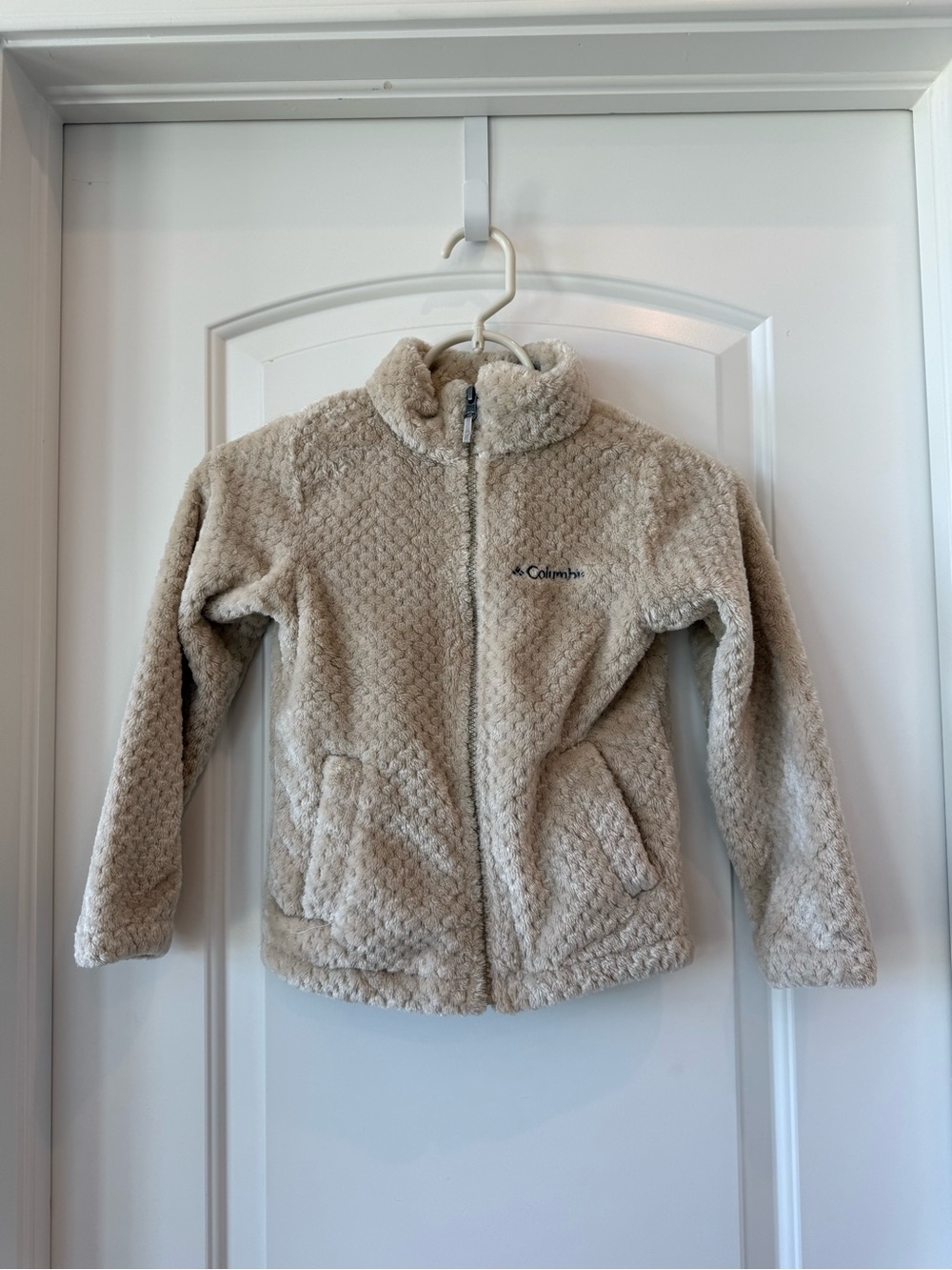 Columbia Kids Beige Sherpa Puffer Jacket